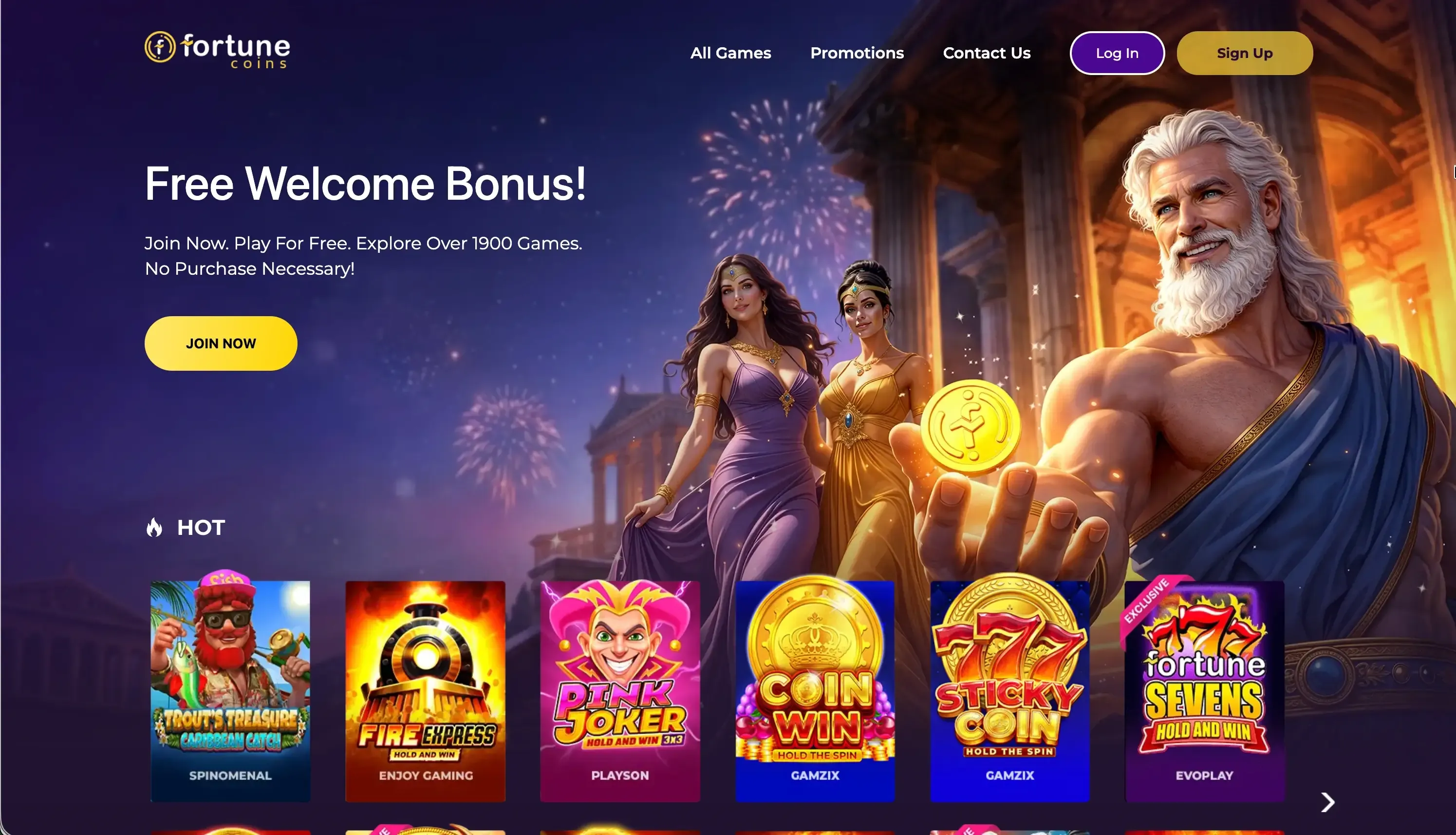 Fortune Coins Review 2026: The Welcome Bonus That Steals the Show