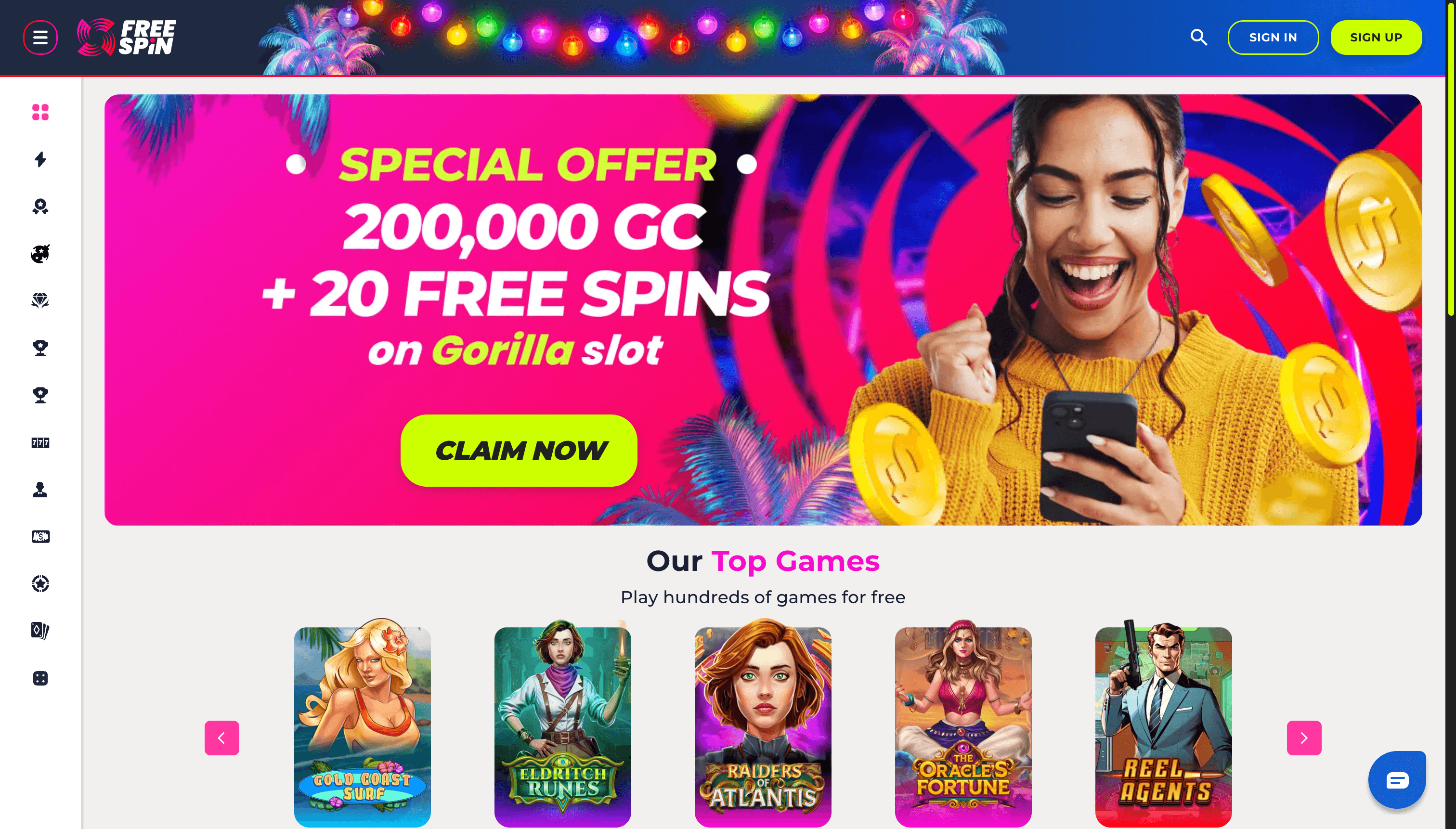 FreeSpin Review 2026: Fast Fun, Big Welcome, Solid Sweeps Play