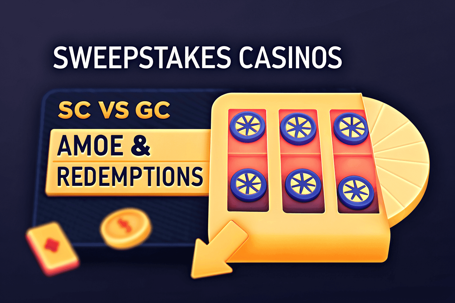 Sweepstakes Casinos, Explained (SC vs GC, AMOE & Redemptions)